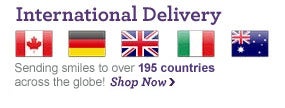 International Delivery
Delivering smiles across the globe.