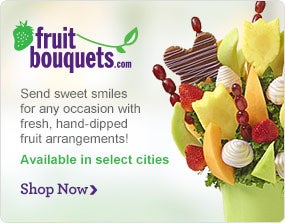 Fruit Bouquets.com
Send sweet smiles for any occasion with , hand-dipped fruit arrangements!
Available in select cities
Shop Now