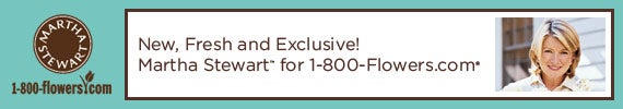 Martha Stewart for 1-800-Flowers.com