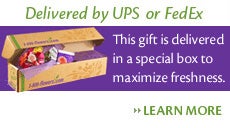 This Gift is delivered by UPS, FedEx, or DHL