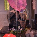Umbrellas and Flowers