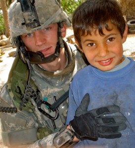 John Ryan Serving as a US Military Soldier in Iraq