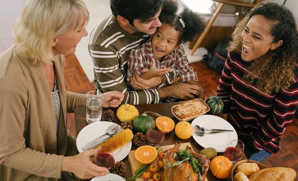 Family of Four Thanksgiving