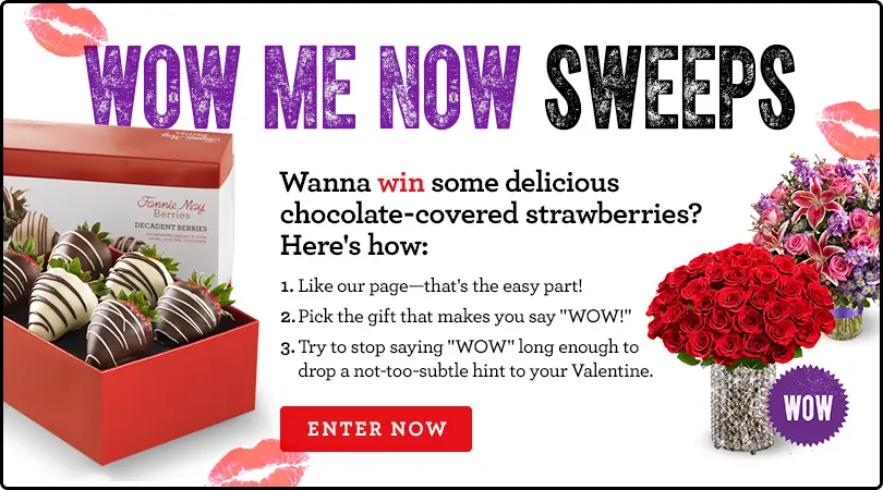 Wow Me Now Valentines Contest Facebook