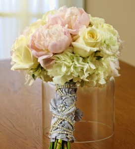 pastel bridal flowers
