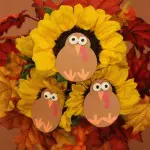 Thanksgiving Bouquet of Sunflower Turkeys