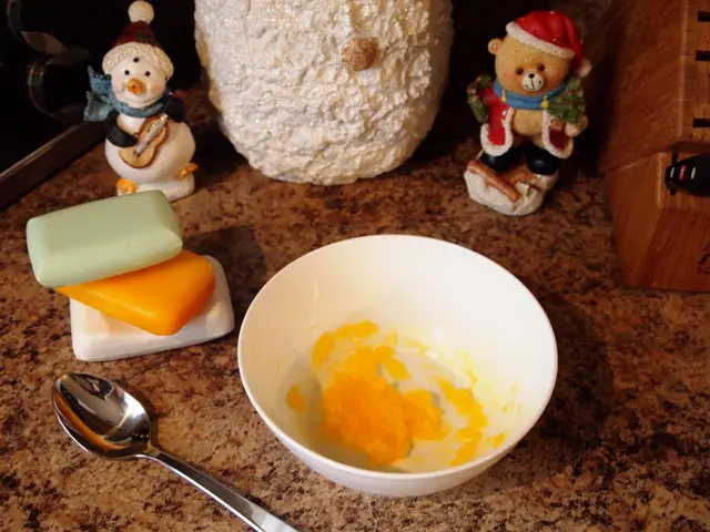 Soap Shavings After Melting in the Microwave