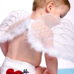 Baby Dressed as Cupid