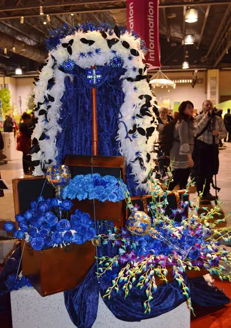 Royal Robe Made of Flowers