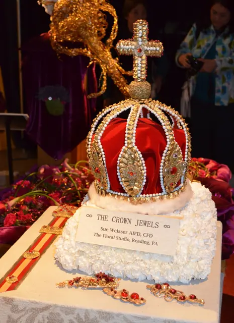 Royal Crown Made of Flowers