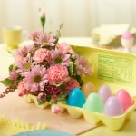 DIY Easter Floral Arrangement and Decorations