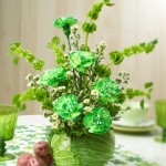 DIY St Patricks Day Flower Arrangement