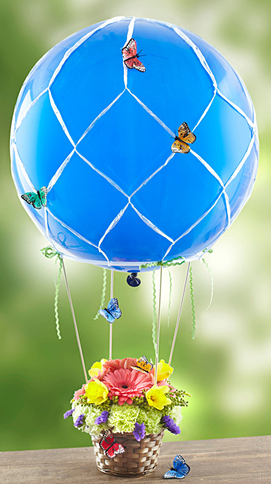 Mother's Day DIY Hot Air Balloon Flower Arrangement – 1800Flowers Petal Talk