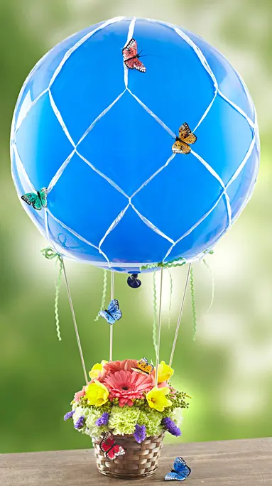 Butterfly Hot Air Balloon Arrangement