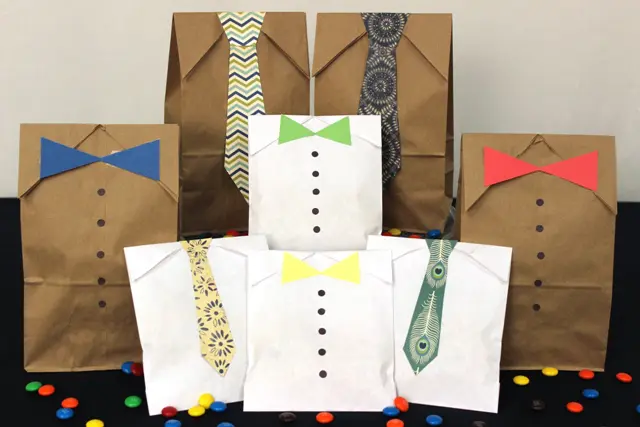 a photo of DIY Father's Day Gift Bags