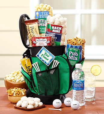 Taste of the Tour Golf Gift Basket With Snacks