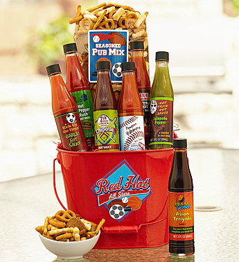 Father's Day Hot Sauce Gift Basket