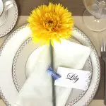 DIY Flower Place Card