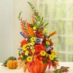 Halloween Flower Centerpiece DIY with Candy
