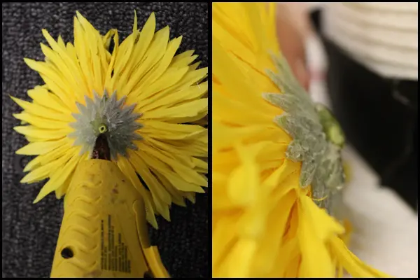 how to make a flower hat glue