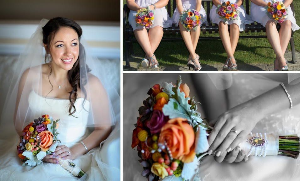Cristal-bride-collage-flowers