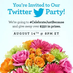 RSVP and #CelebrateJustBecause
