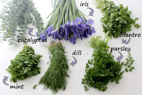 add-fresh-scent-with-flower-herb-bouquet-supplies
