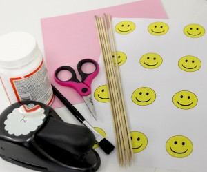 diy-smiley-face-flower-pick-supplies