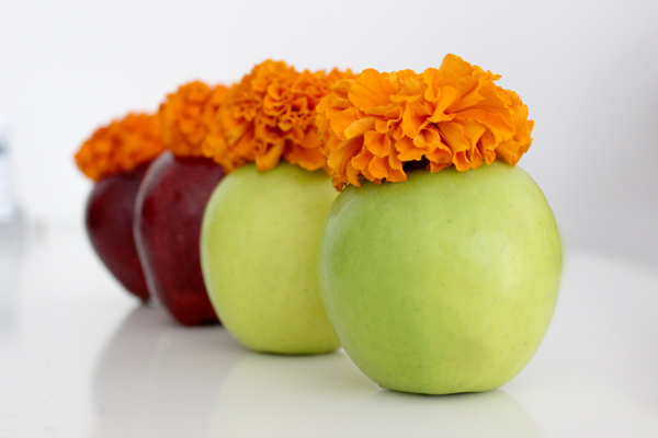apple vase with finished diy apple vase