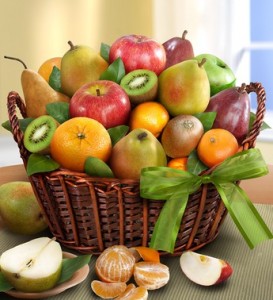 Fruit gift basket