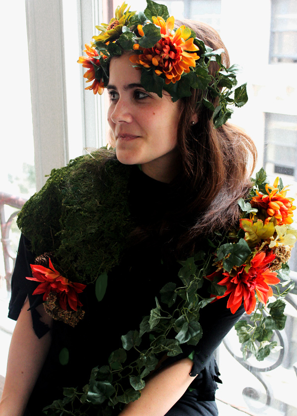 DIY Trendy Mother Nature Costume |