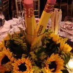 Education Sunflower Pencil Floral Centerpiece