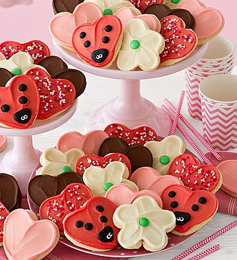 02-05-15 Cheryl's Frosted Hearts & Flowers Cut-Out Cookies