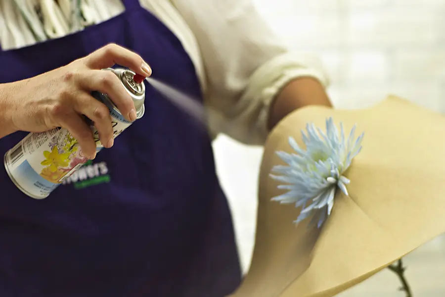 painted flowers with Spray painting flowers 2