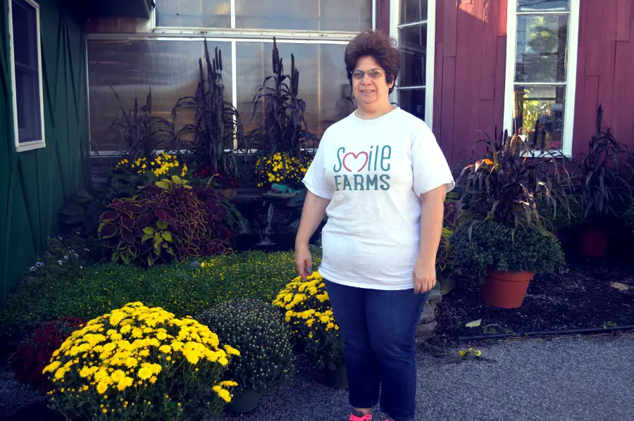 Cheryl at Smile Farms