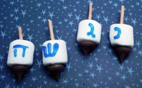 Hanukkah Crafts Kids Dreidels Dessert