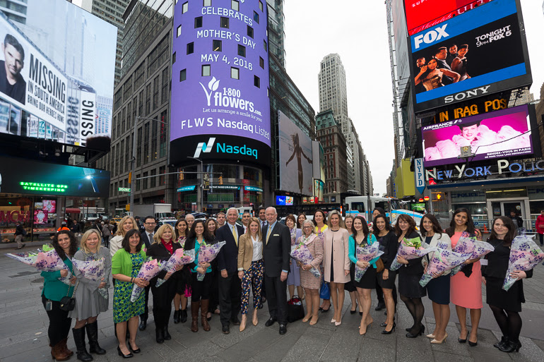 1-800-Flowers employees outside of the Nasdaq