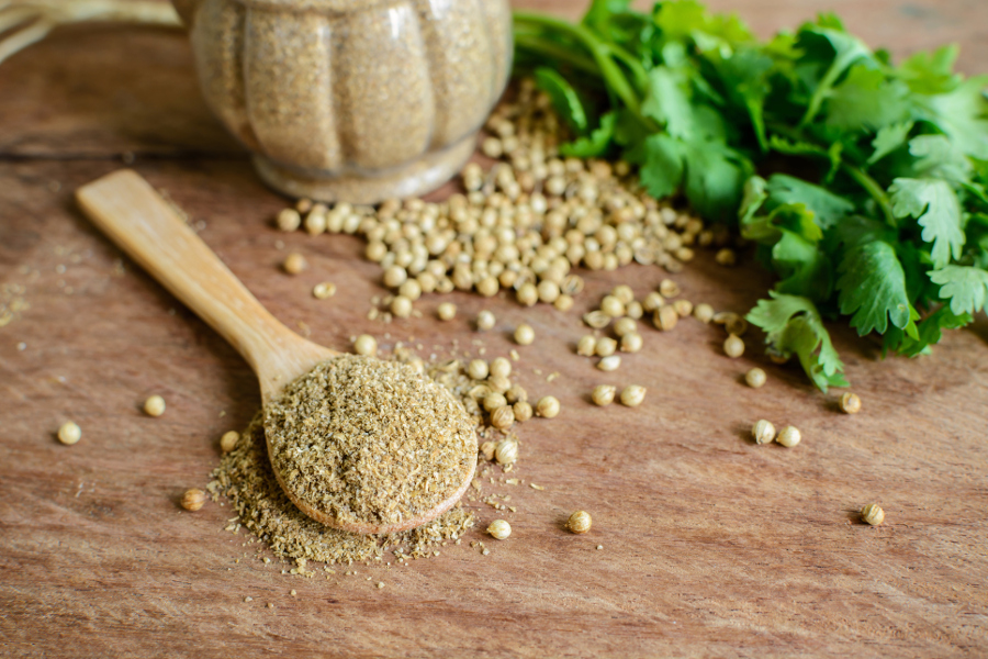 aromatherapy oils with coriander