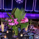 pencils of promise tropical flower centerpieces