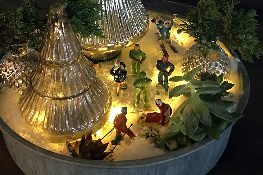 My “Hygge” Winter Centerpiece