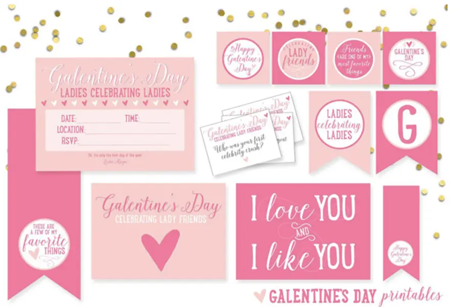 Galentine's Day Printables