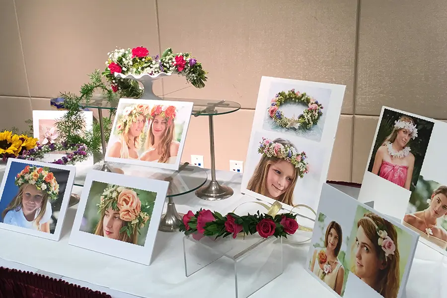 Flower Crown Display Table