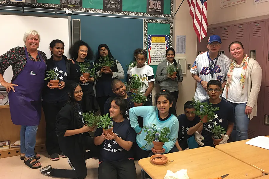 Group Photo with Plants