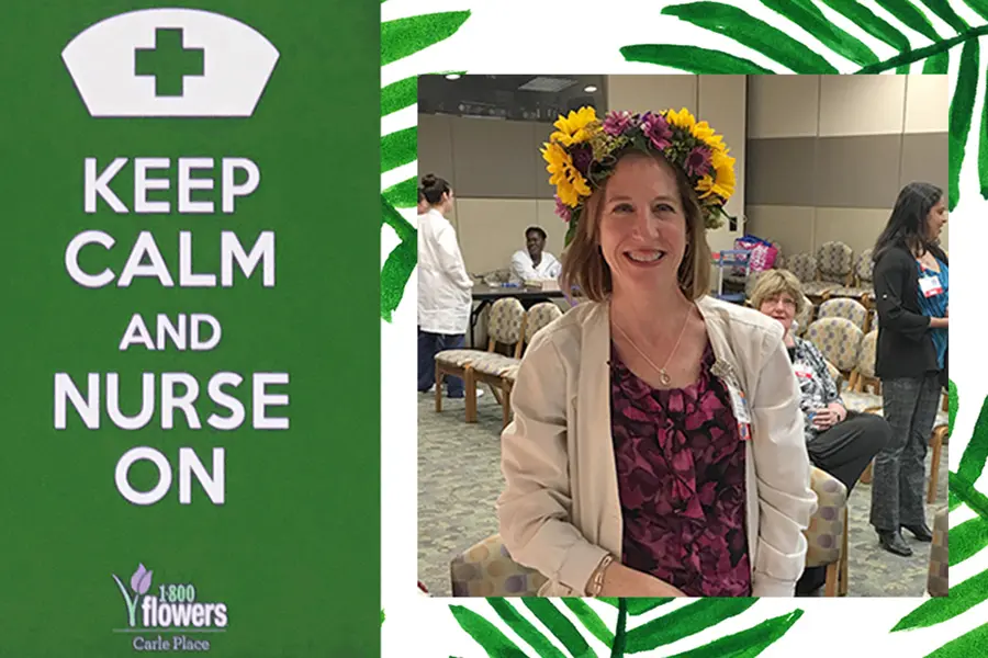 Keep Calm and Nurse On Flower Crown