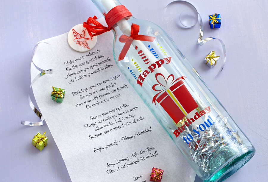 Birthday Message in a Bottle