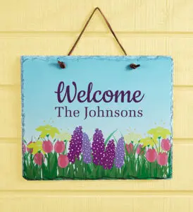 welcome sign