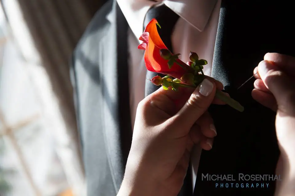 fall wedding boutonnieres