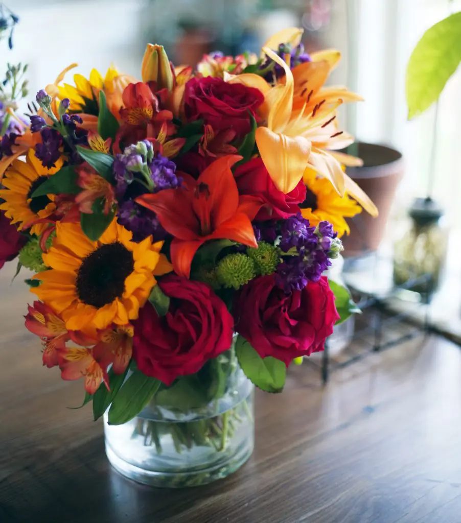 grandparents' day flowers with mixed bouquet