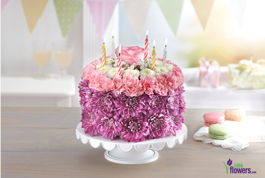 Flower Birthday Cake