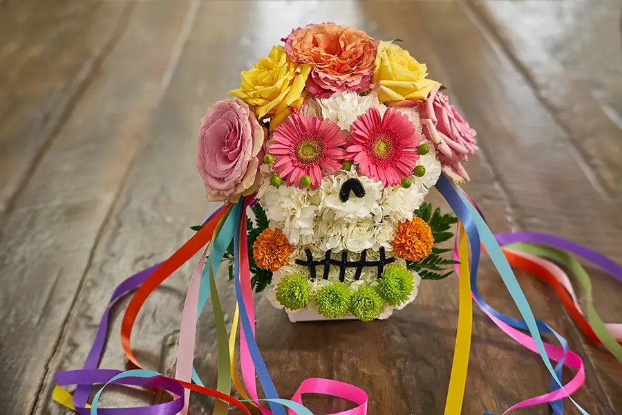 Dia de los Muertos: DIY Flower Sugar Skull